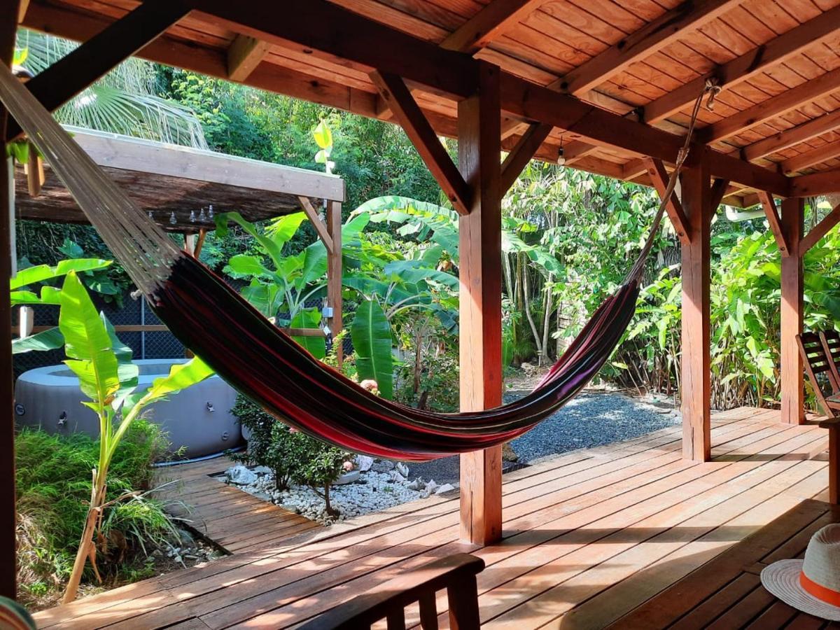 Kaz Creole Aventure Tropicale Insolite, Fibre, Jardin Et Jacuzzi Prives Saint-Francois (Grande-Terre) Exterior foto