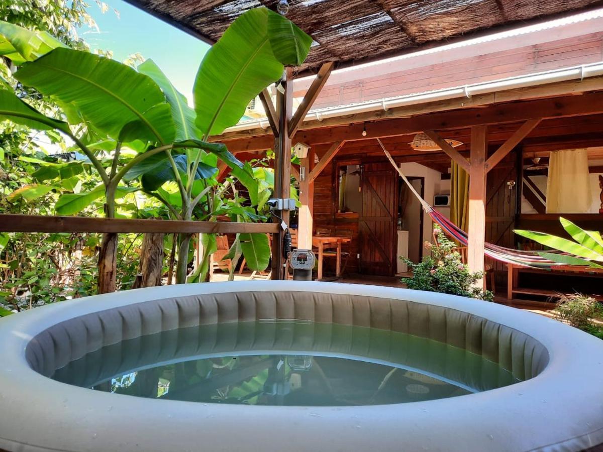 Kaz Creole Aventure Tropicale Insolite, Fibre, Jardin Et Jacuzzi Prives Saint-Francois (Grande-Terre) Exterior foto