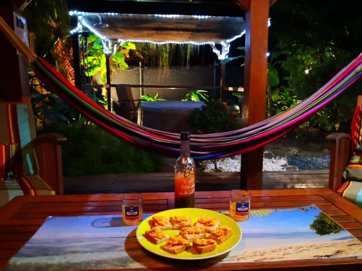 Kaz Creole Aventure Tropicale Insolite, Fibre, Jardin Et Jacuzzi Prives Saint-Francois (Grande-Terre) Exterior foto