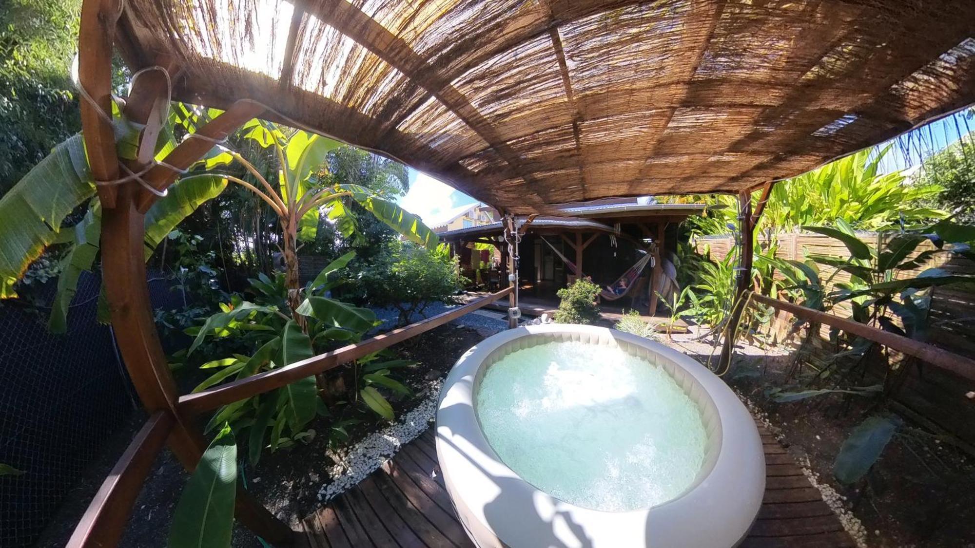 Kaz Creole Aventure Tropicale Insolite, Fibre, Jardin Et Jacuzzi Prives Saint-Francois (Grande-Terre) Exterior foto