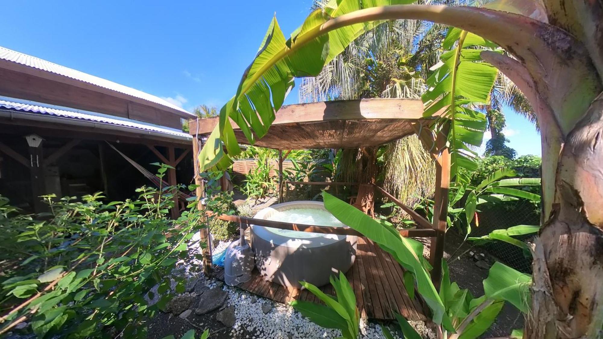 Kaz Creole Aventure Tropicale Insolite, Fibre, Jardin Et Jacuzzi Prives Saint-Francois (Grande-Terre) Exterior foto