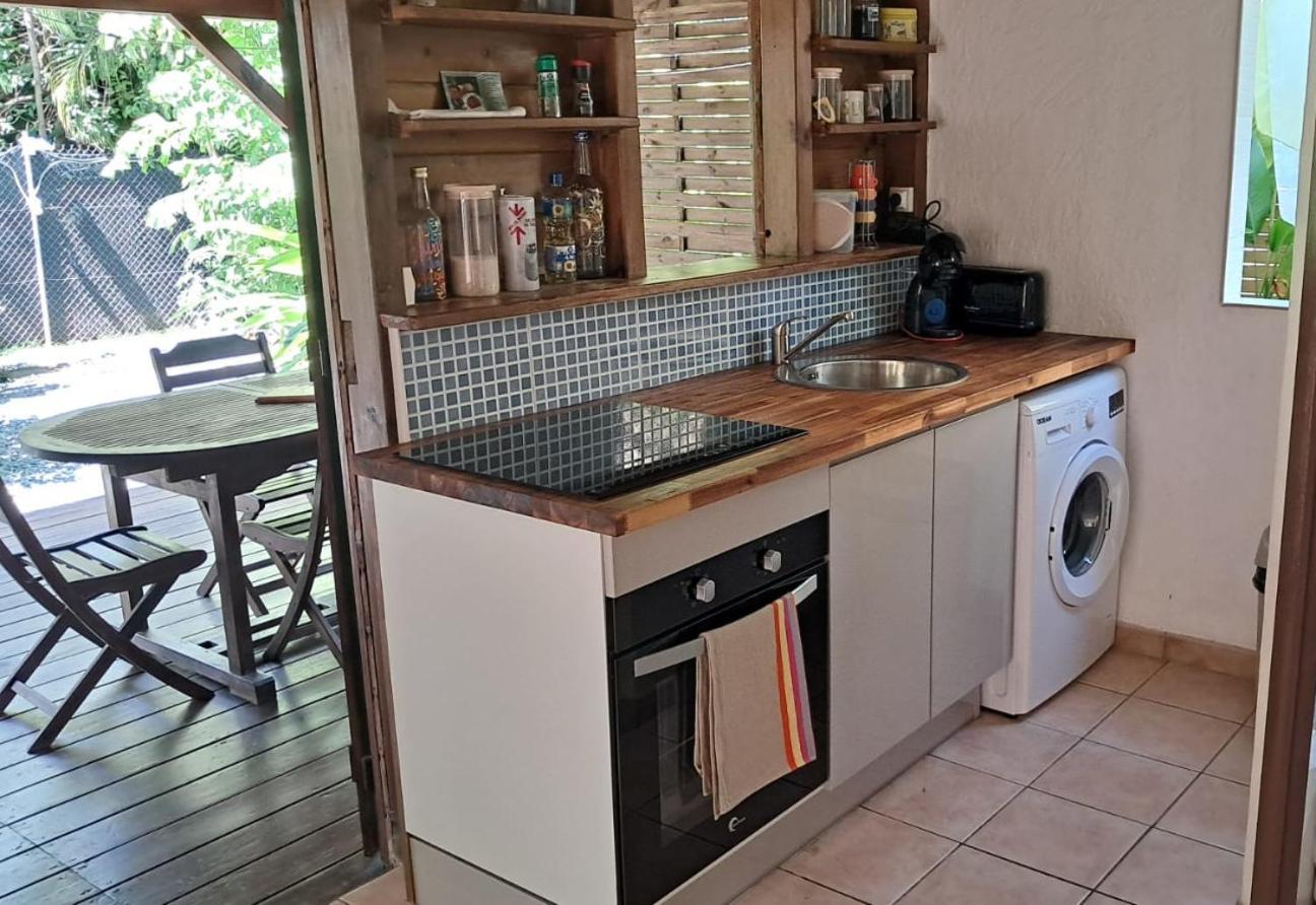 Kaz Creole Aventure Tropicale Insolite, Fibre, Jardin Et Jacuzzi Prives Saint-Francois (Grande-Terre) Exterior foto
